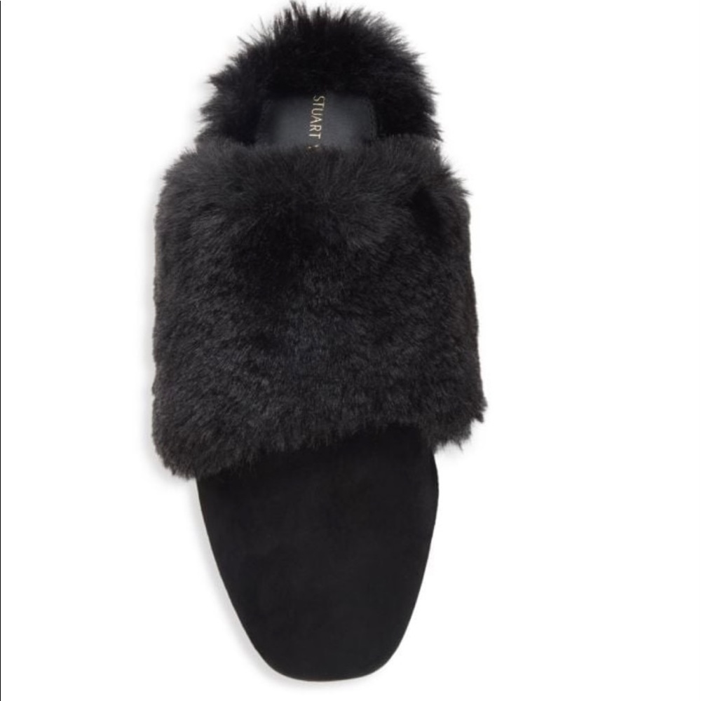 Stuart Weitzman Mule Size 7 Black Suede